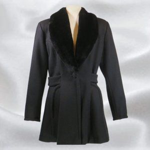 Le Chateau Wool Coat in Size Medium
